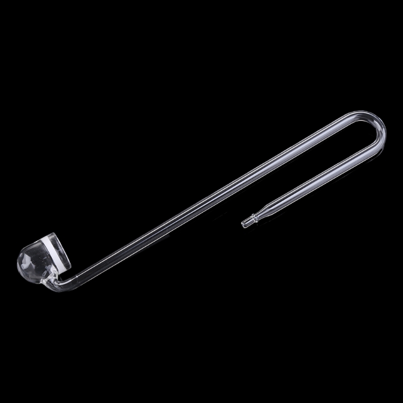 Aquarium Plant Delivery - แก้ว CO2 Diffuser Atomizer โปร่งใส U-Shape