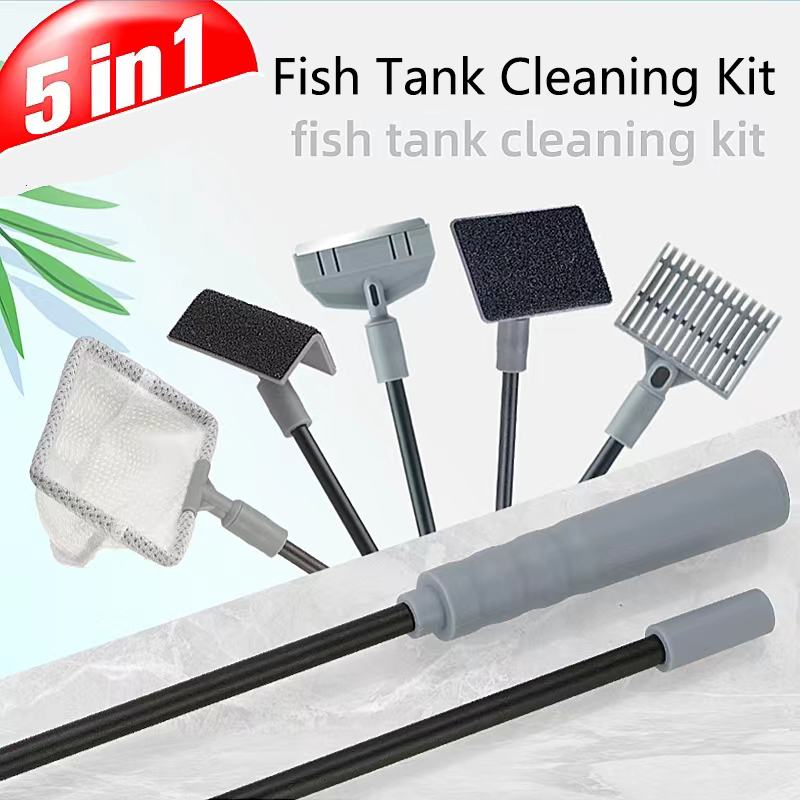Aquarium Fish Tanks ทําความสะอ - Planted Aquarium Cleaning Kit บทวิจารณ์และราคา