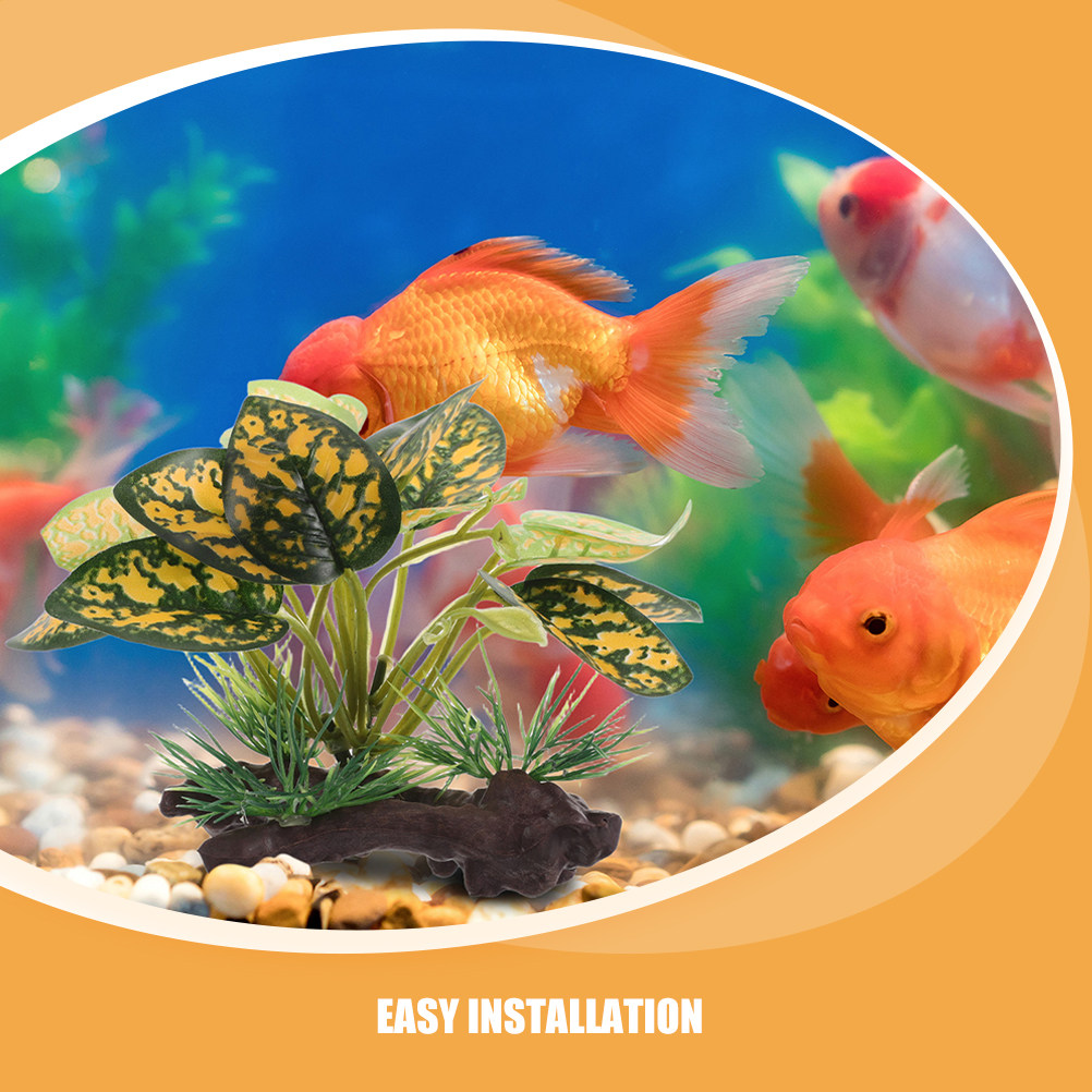 ต้นไม้ประดิษฐ์สำหรับตู้ปลา 2 ช - Planted Aquarium For Goldfish บทวิจารณ์และราคา