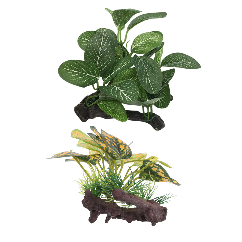 ต้นไม้ประดิษฐ์สำหรับตู้ปลา 2 ช - Planted Aquarium For Goldfish บทวิจารณ์และราคา