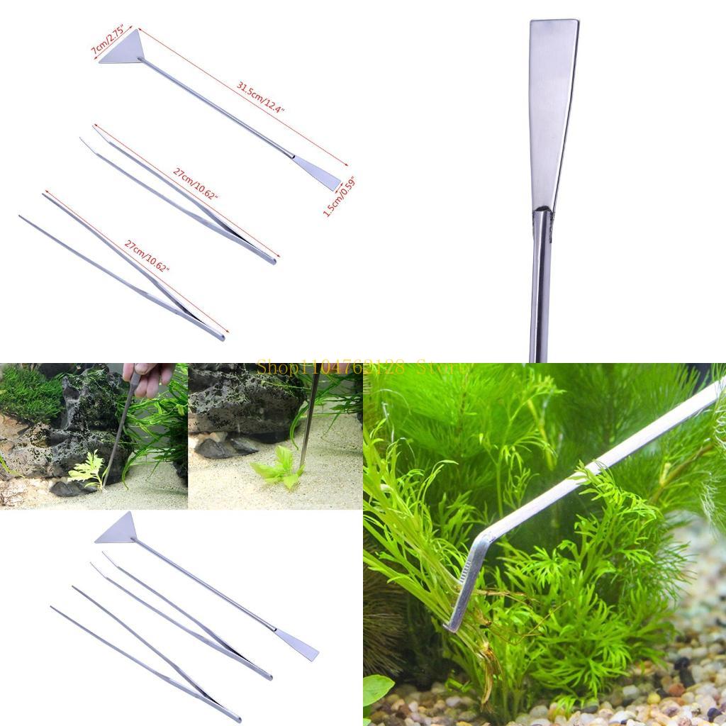 3-Pack Aquarium แหนบไม้พายเครื - Planted Aquarium Cleaning Kit บทวิจารณ์และราคา