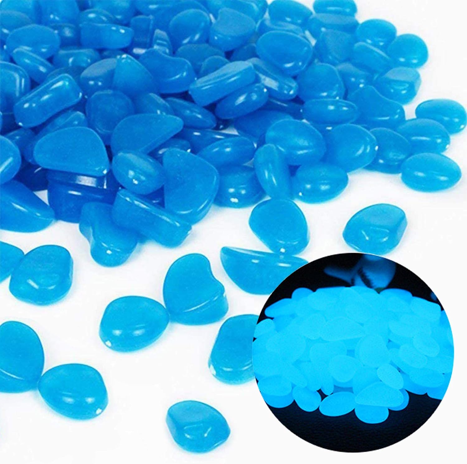 ถังปลา Rocks Glow Blue Pebbles - Aquarium Plant Delivery บทวิจารณ์และราคา