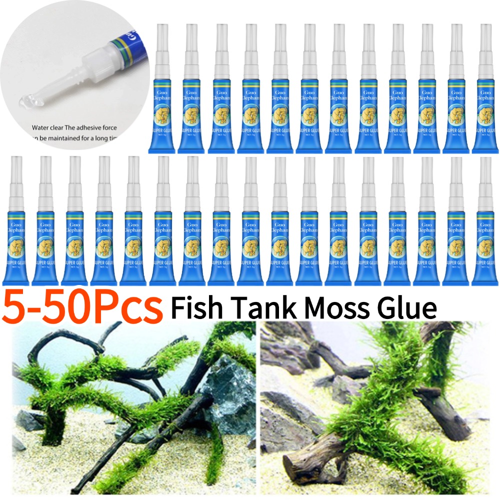 50-5 ชิ้นถังปลาภูมิทัศน์ Moss  - Aquarium Plant Gel บทวิจารณ์และราคา