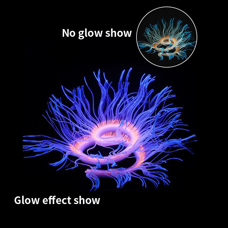 ซิลิโคน Sea Anemone Coral พืชใ - Aquarium Plant Gel บทวิจารณ์และราคา